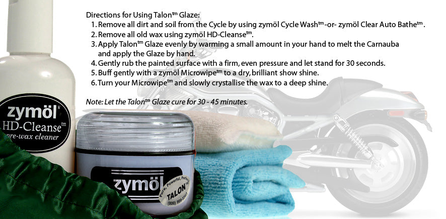 zym-l-talon-motorrad-glaze-kit-mit-carnauba-benzinschutz image 2