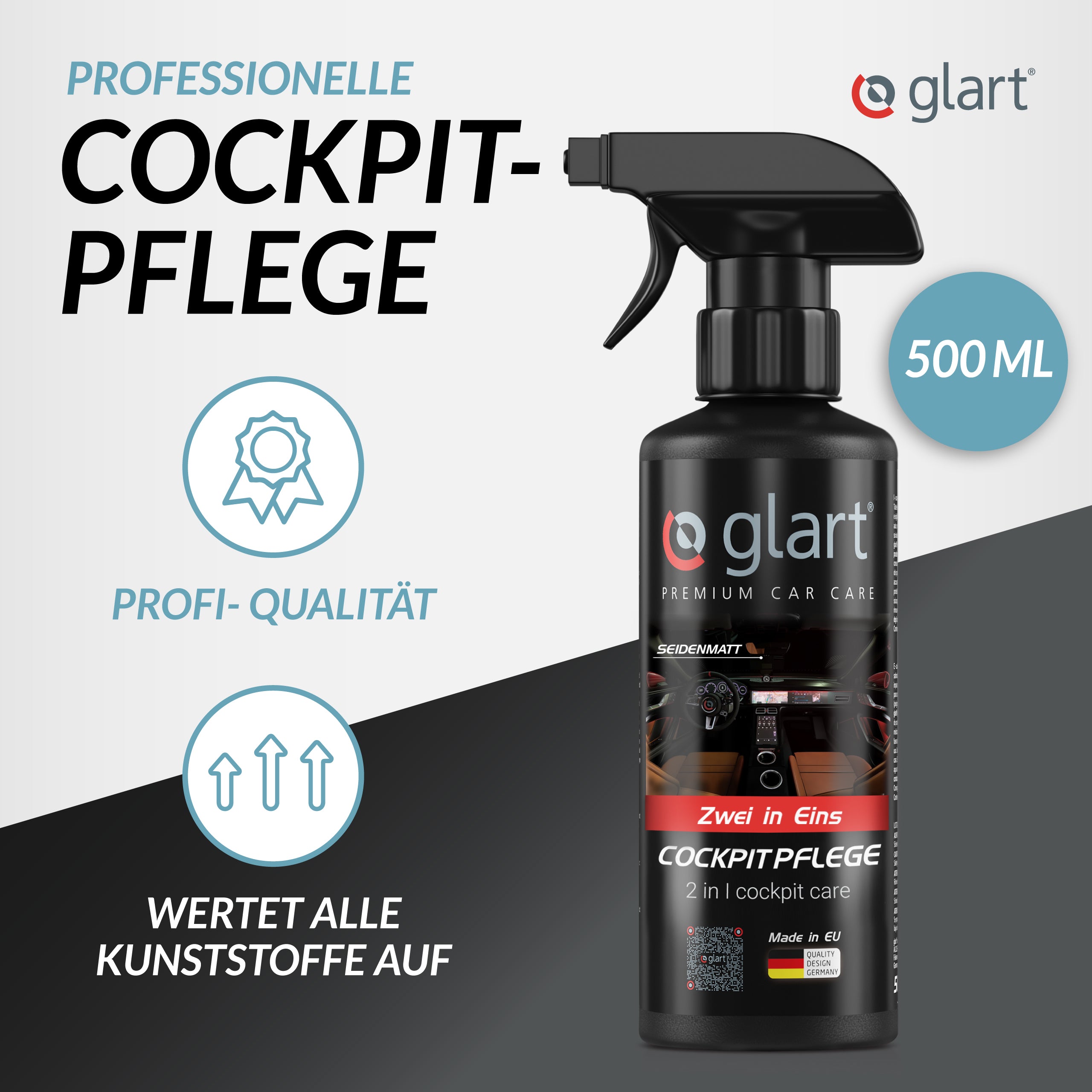 glart-cockpit-reiniger-cockpitpflege-500-ml-spray-seidenmatt image 2
