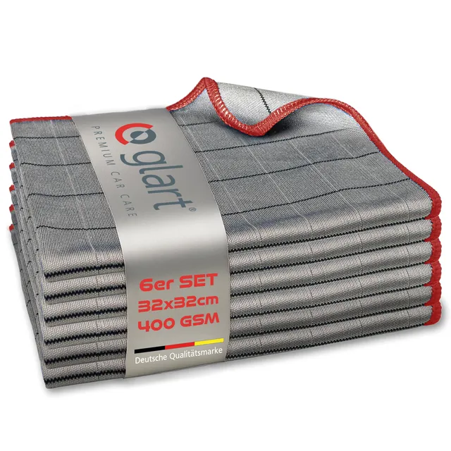 glart-44c6r-carbontuch-scheibentuch-32x32-cm-fusselfrei image 1