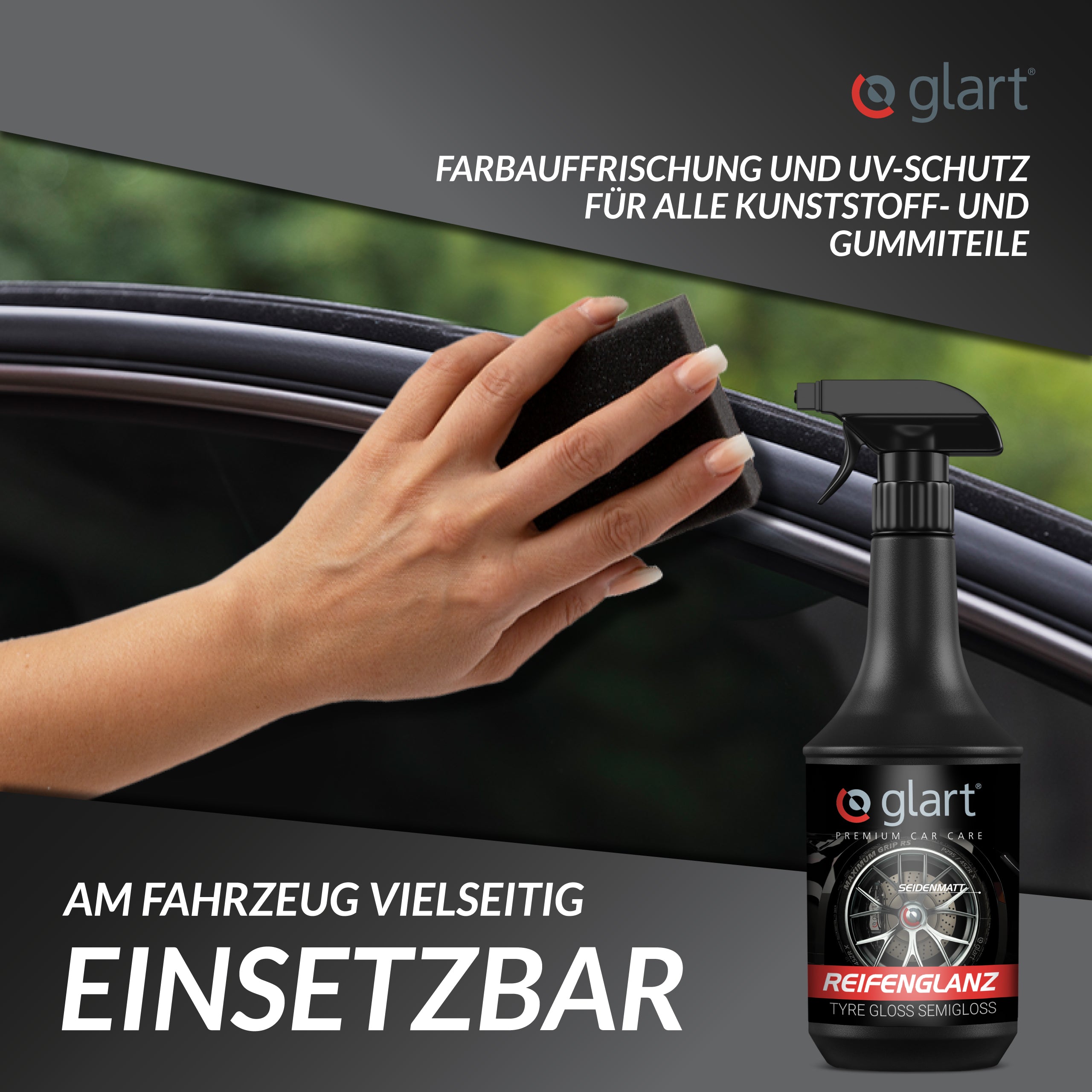 glart-451rk-reifenglanzspray-1000-ml-matt-mit-schwamm image 6