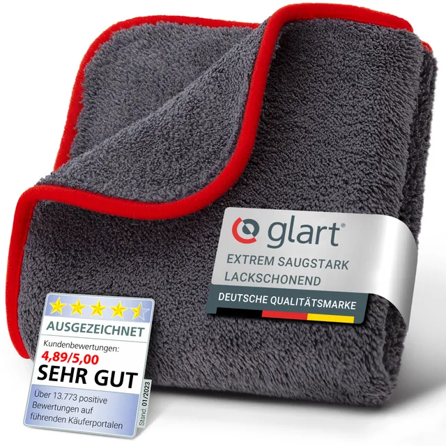glart-mikrofaser-poliertuch-40x40-cm-saugstark-fusselfrei image 1