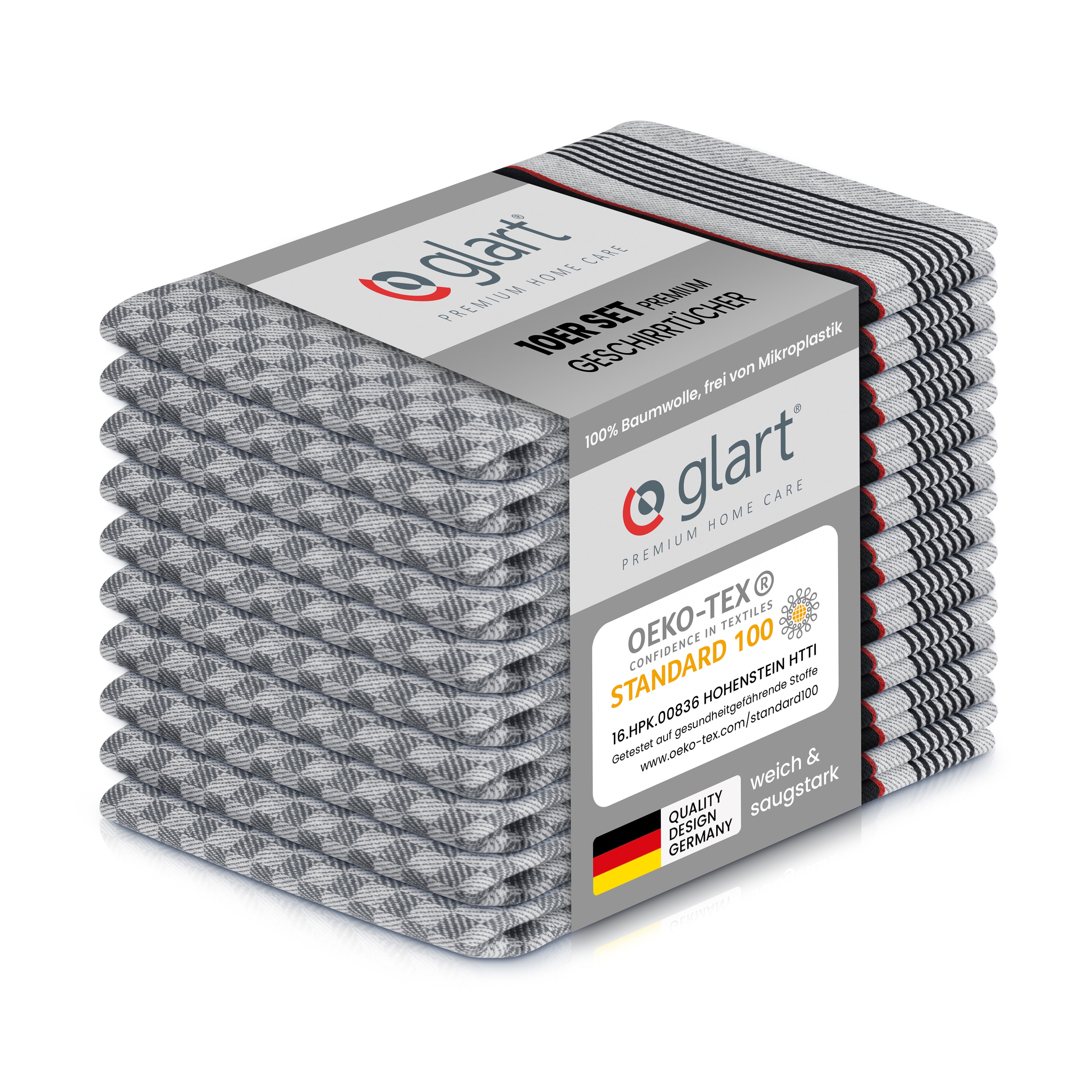 glart-geschirrt-cher-grubentuch-10er-set-45x90-schwarz-baumwolle image 1