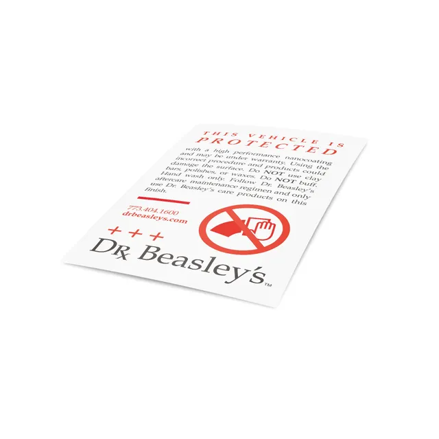 dr-beasley-s-equipment-door-jamb-sticker-gloss-keramik-hinweis image 1