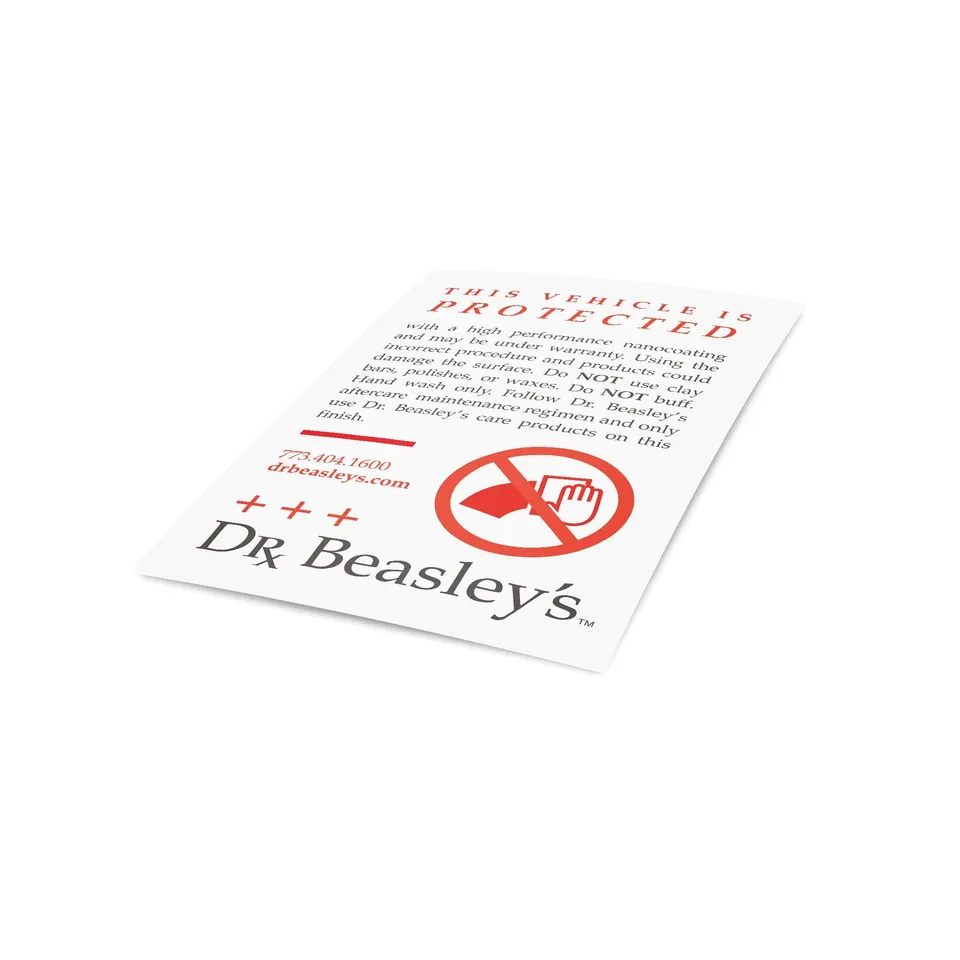 dr-beasley-s-equipment-door-jamb-sticker-gloss-keramik-hinweis image 1