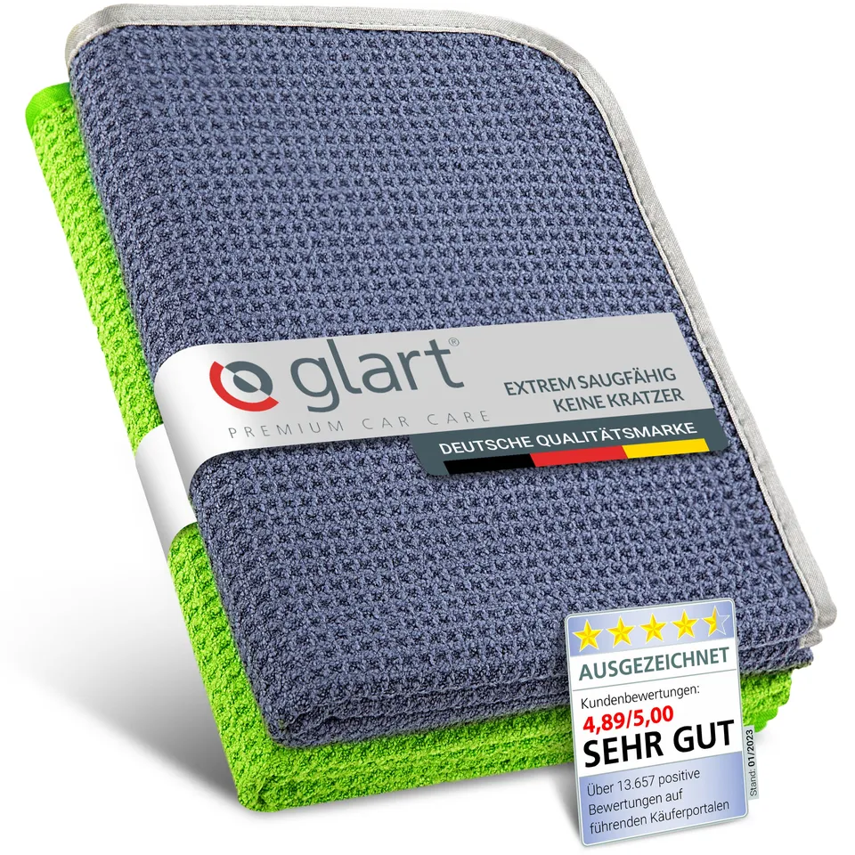 glart-trockent-cher-2er-set-70x40-cm-gr-n-mikrofaser image 1