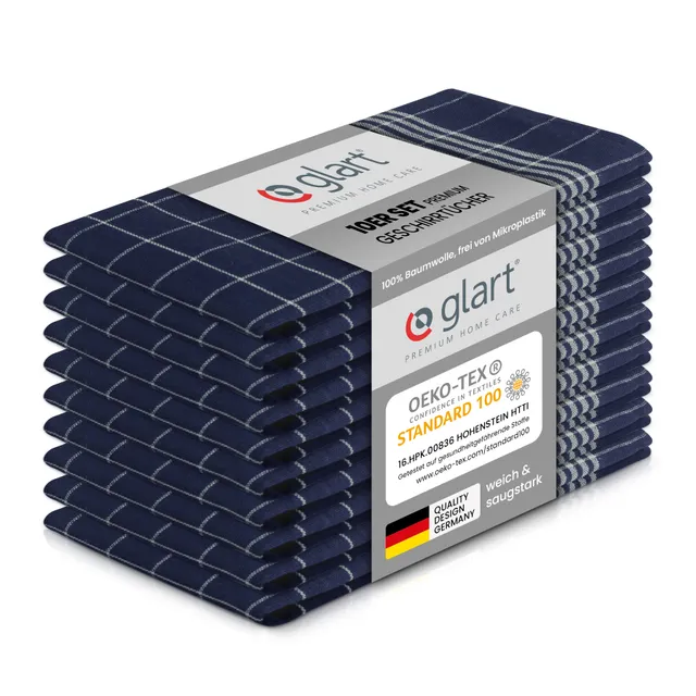 glart-geschirrt-cher-10er-set-50x70-cm-baumwolle-blau image 1