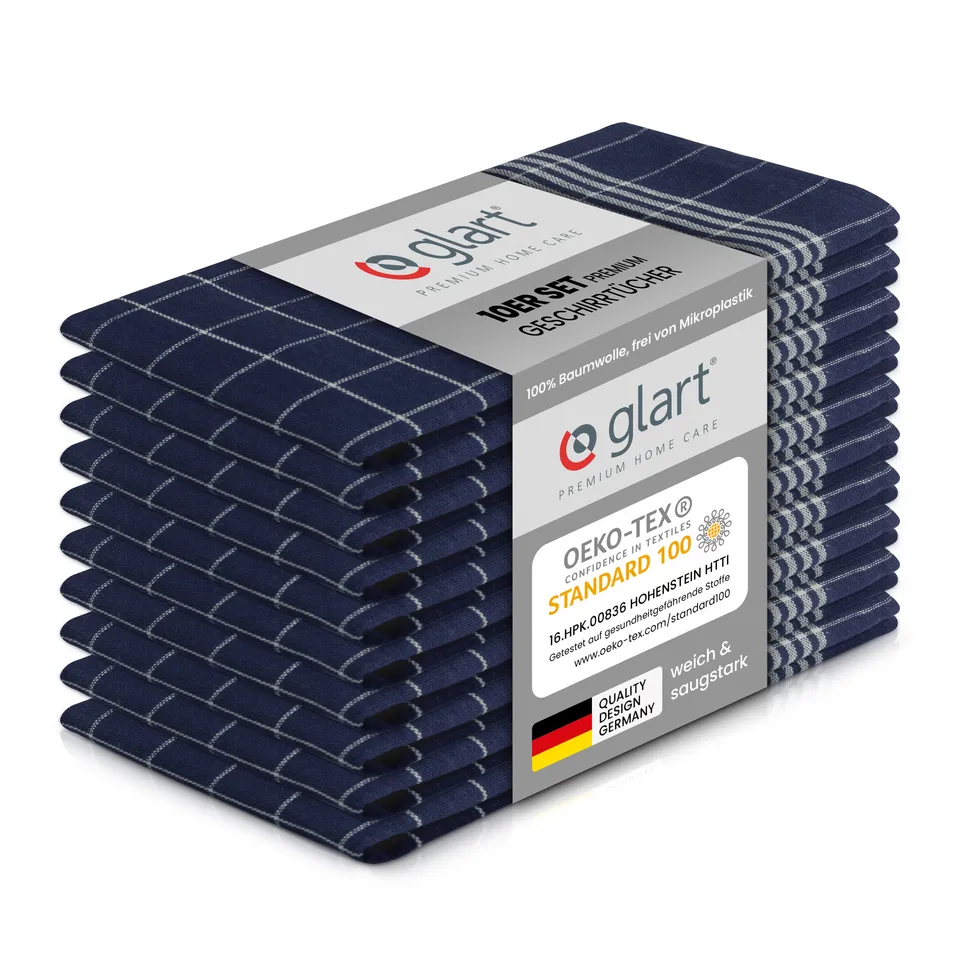 glart-geschirrt-cher-10er-set-50x70-cm-baumwolle-blau image 1