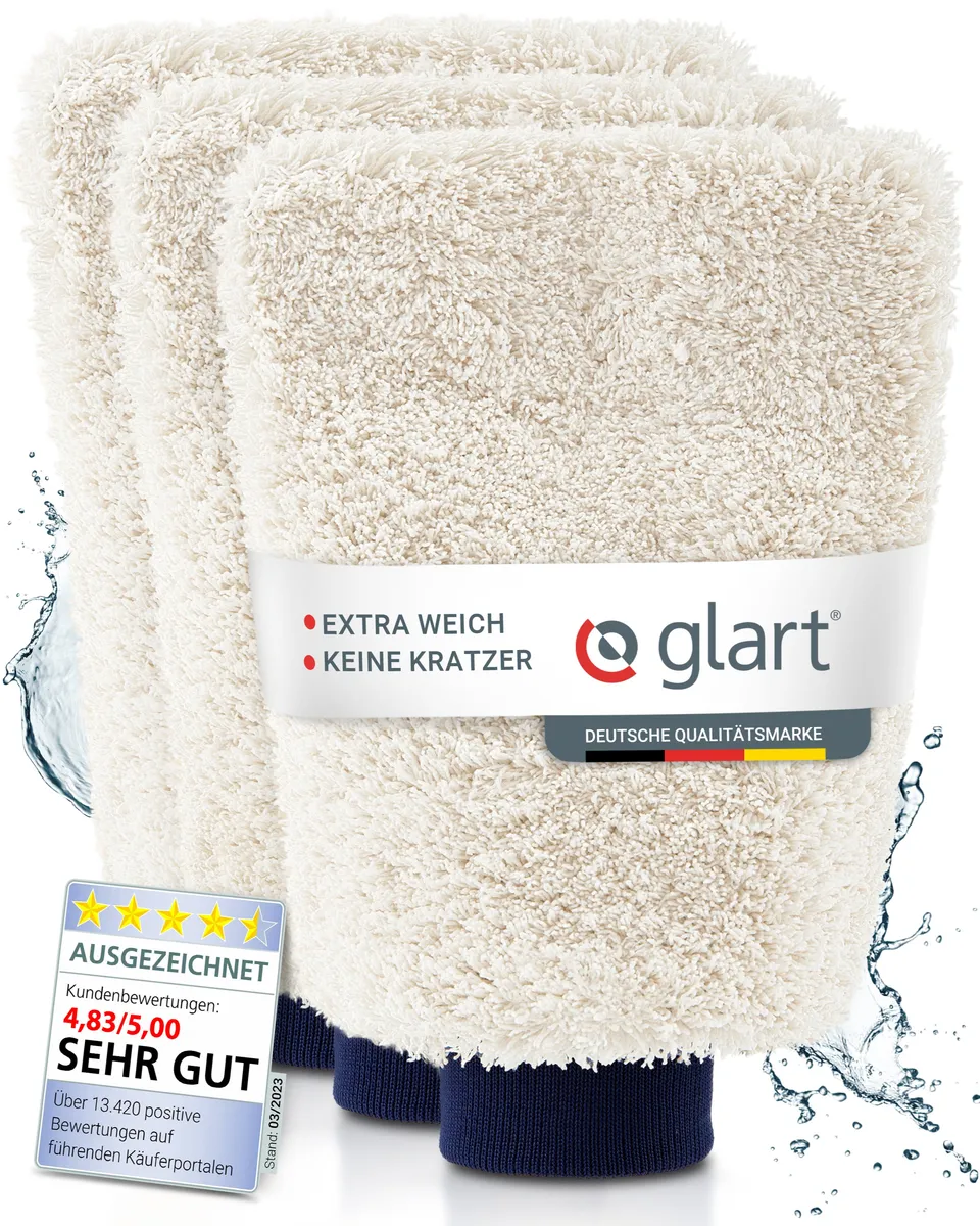 glart-mikrofaser-waschhandschuhe-3er-set-kratzfrei-saugstark image 1