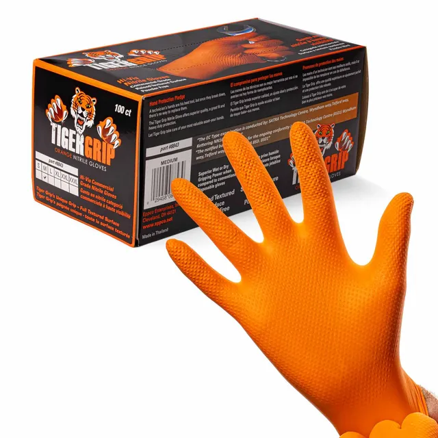 dr-beasley-s-tiger-grip-orange-nitrilhandschuhe-8-mil image 1