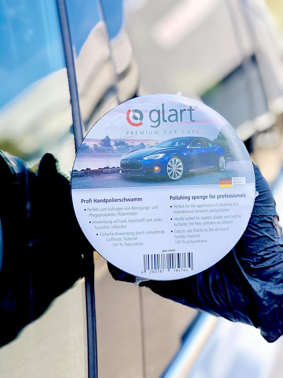 glart-44hs-handpolierschwamm-130-mm-polierpad-wachs image 2