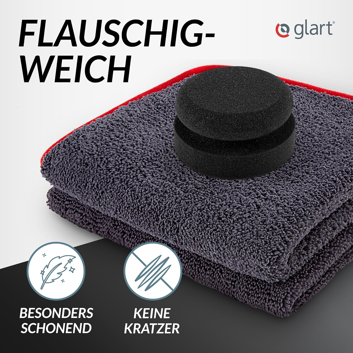 glart-premium-waschset-lackpflege-3-teilig-40x40-cm-anthrazit image 2
