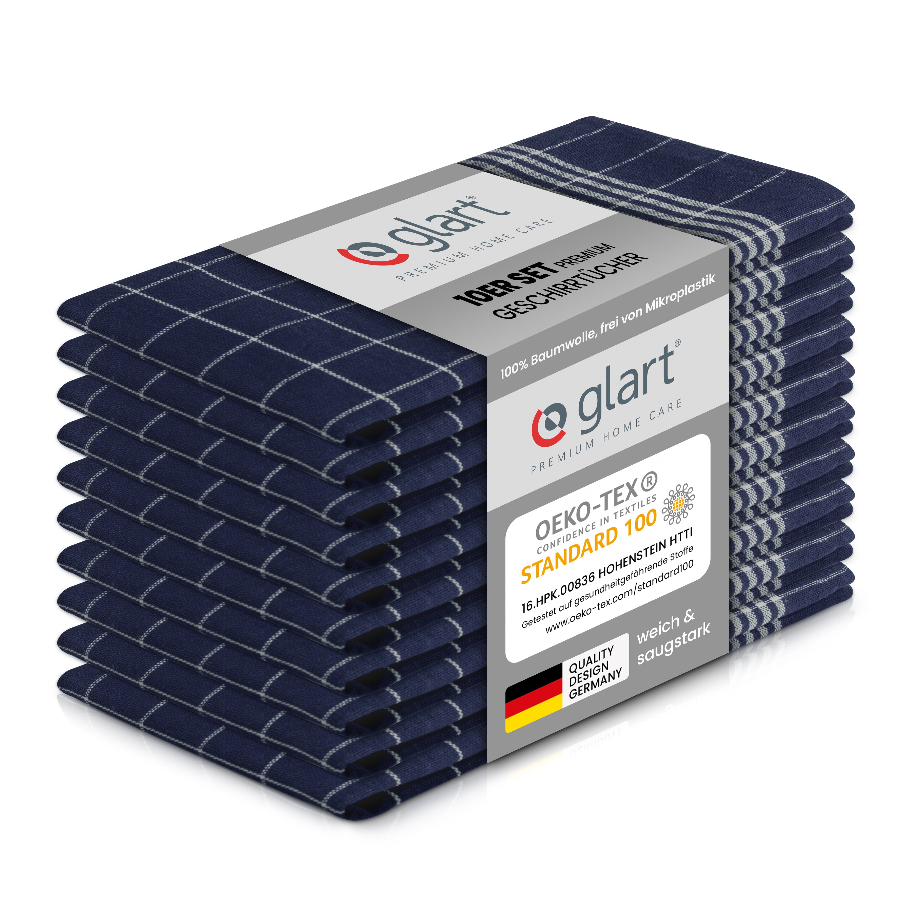 glart-geschirrt-cher-10er-set-50x70-cm-baumwolle-blau image 1