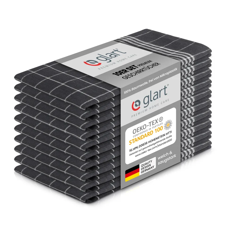 glart-geschirrt-cher-50x70-cm-grau-10er-set-baumwoll-k-chent-cher image 1