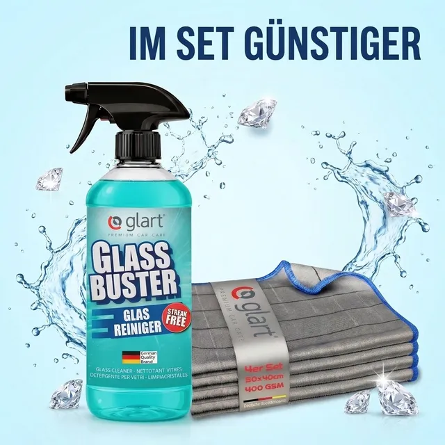 glart-crystal-clear-scheibenreiniger-set-glasreiniger-glast-cher image 1