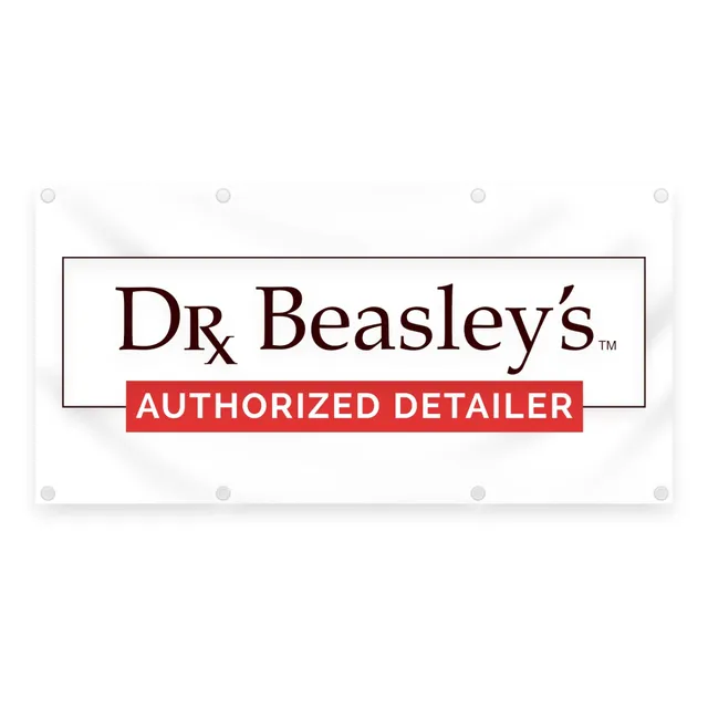 dr-beasley-s-authorized-detailer-banner-vinyl-3x6-ft-werbebanner image 1