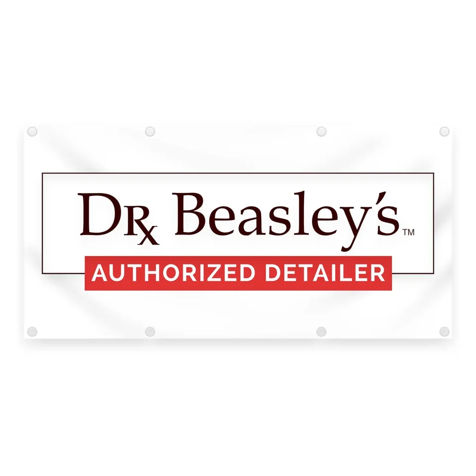dr-beasley-s-authorized-detailer-banner-vinyl-3x6-ft-werbebanner image 1