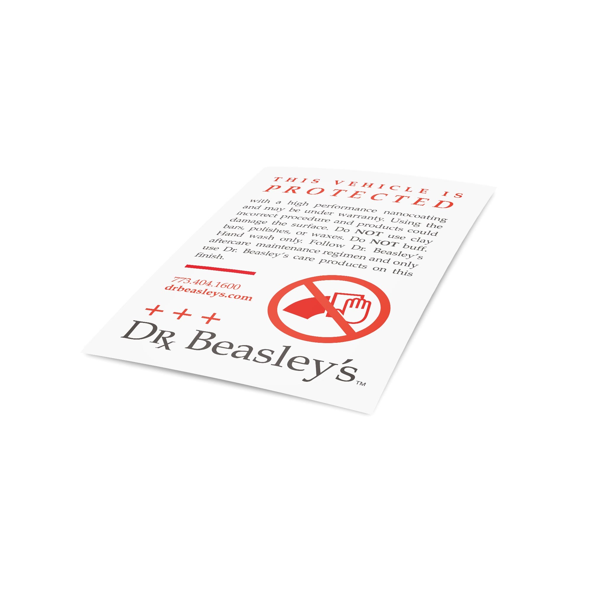 dr-beasley-s-equipment-door-jamb-sticker-gloss-keramik-hinweis image 1