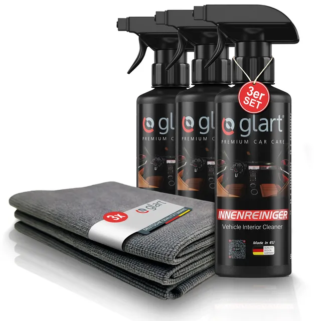 glart-innenraumpflege-innenreiniger-3er-500-ml-mit-t-chern image 1