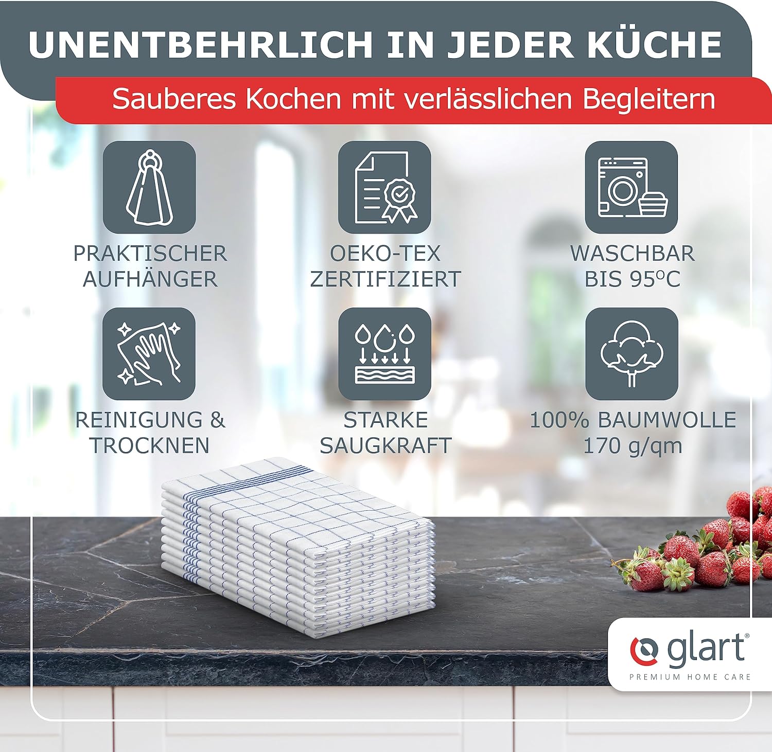 glart-geschirrt-cher-10er-set-50x70-baumwolle-grau-karo image 6
